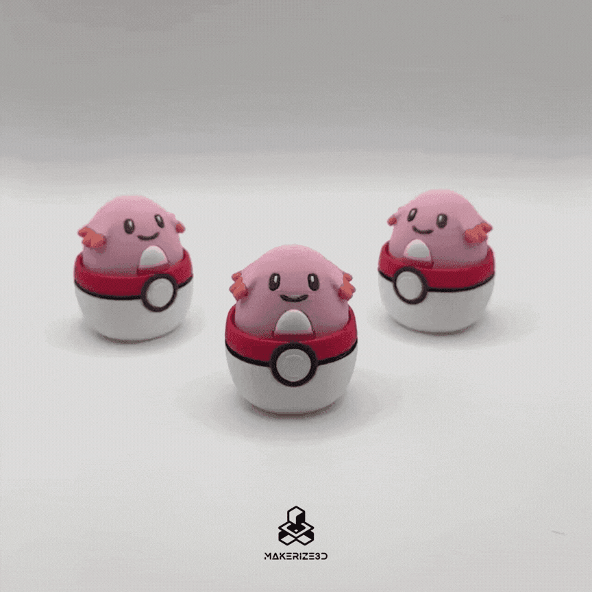 Chansey Clicker 3d model