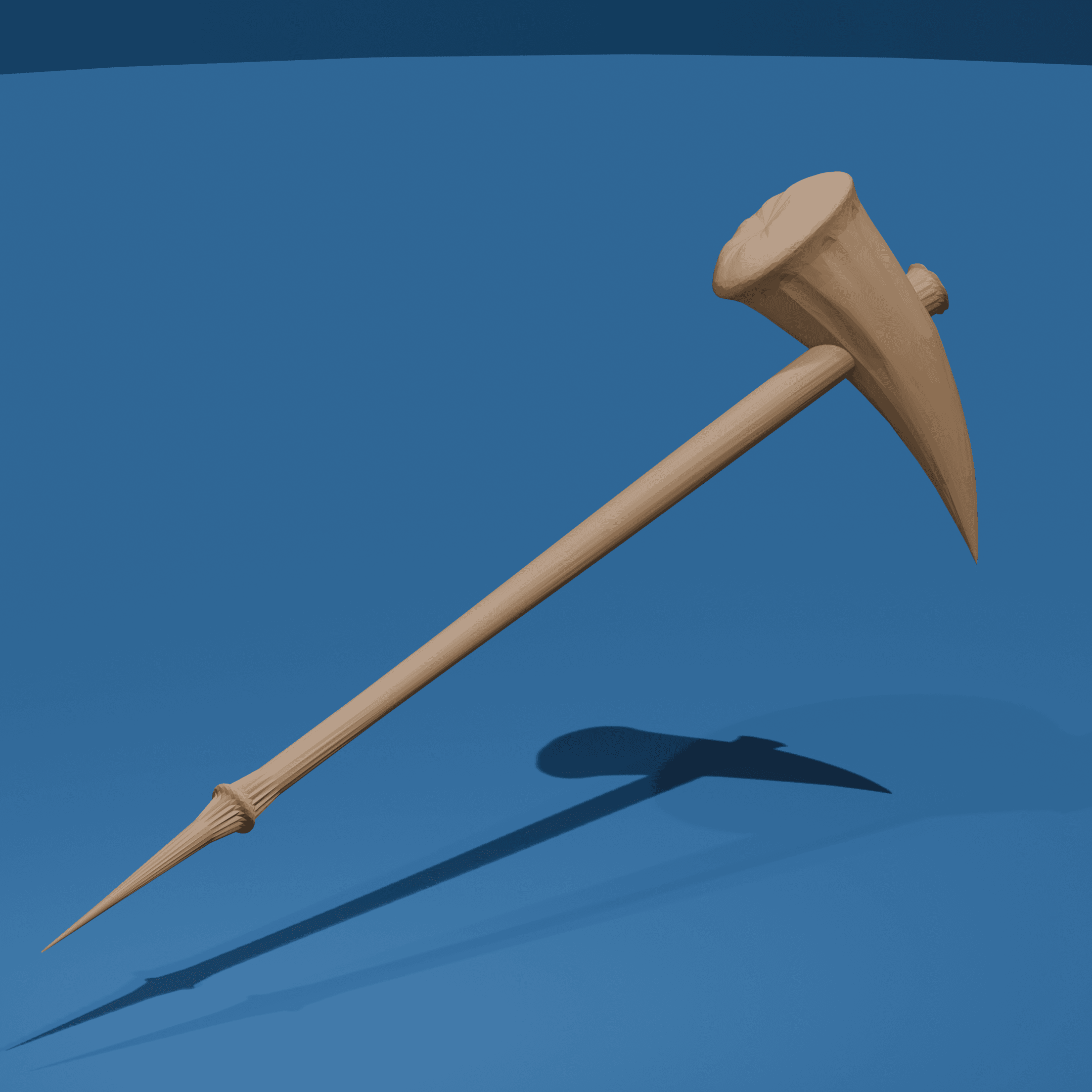 Dragon Tooth War Hammer v2 3d model