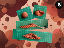 Mini Twisty Chocolate Fidget 3d model