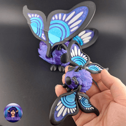 Butterfly Puff - Exclusive Model 3d model