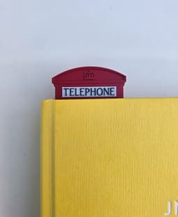 British Telephone Box Book Mark 3d model