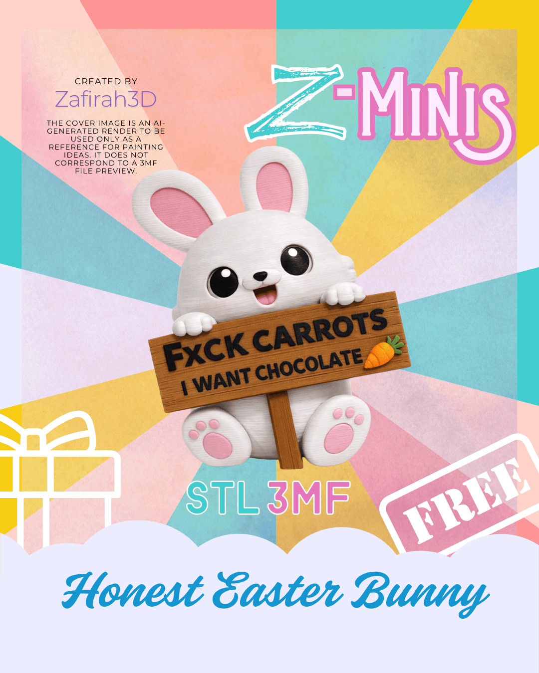 HONEST EASTER BUNNY Z-MINI 3d model