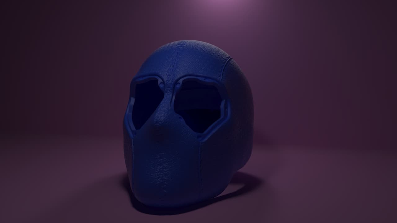 head cover mask part 1.stl 3d model