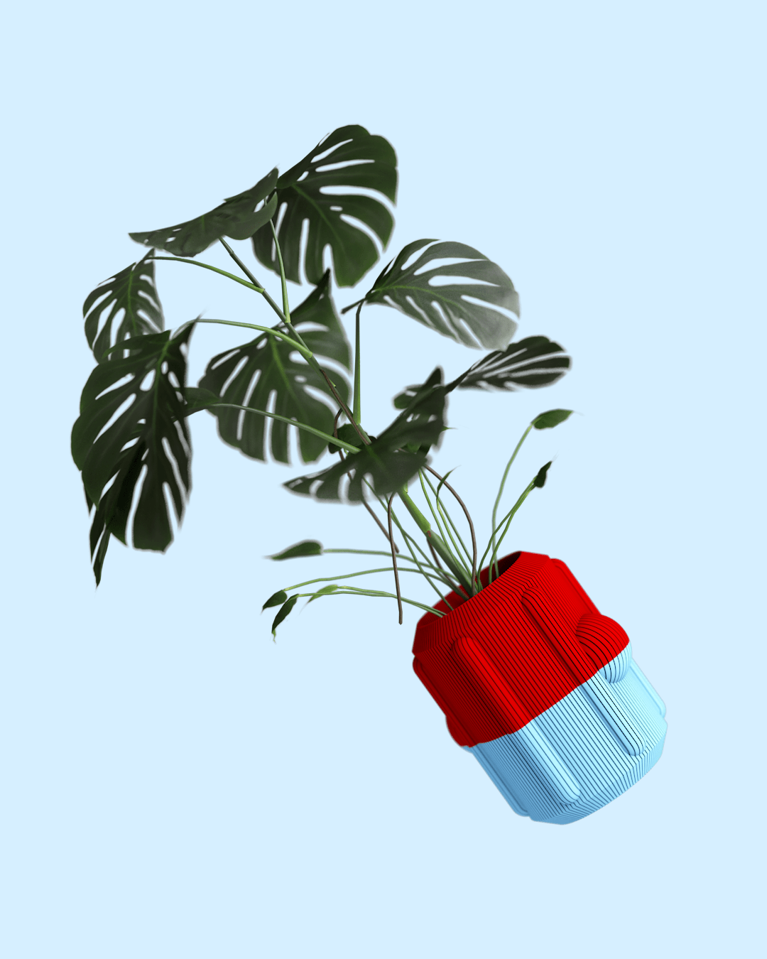 H33 Shape Vase 3d model