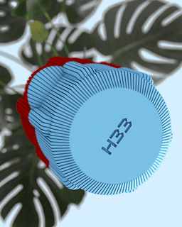 H33 Shape Vase 3d model