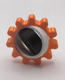 Gyroscope Gear Fidget - Halloween Ghost 3d model