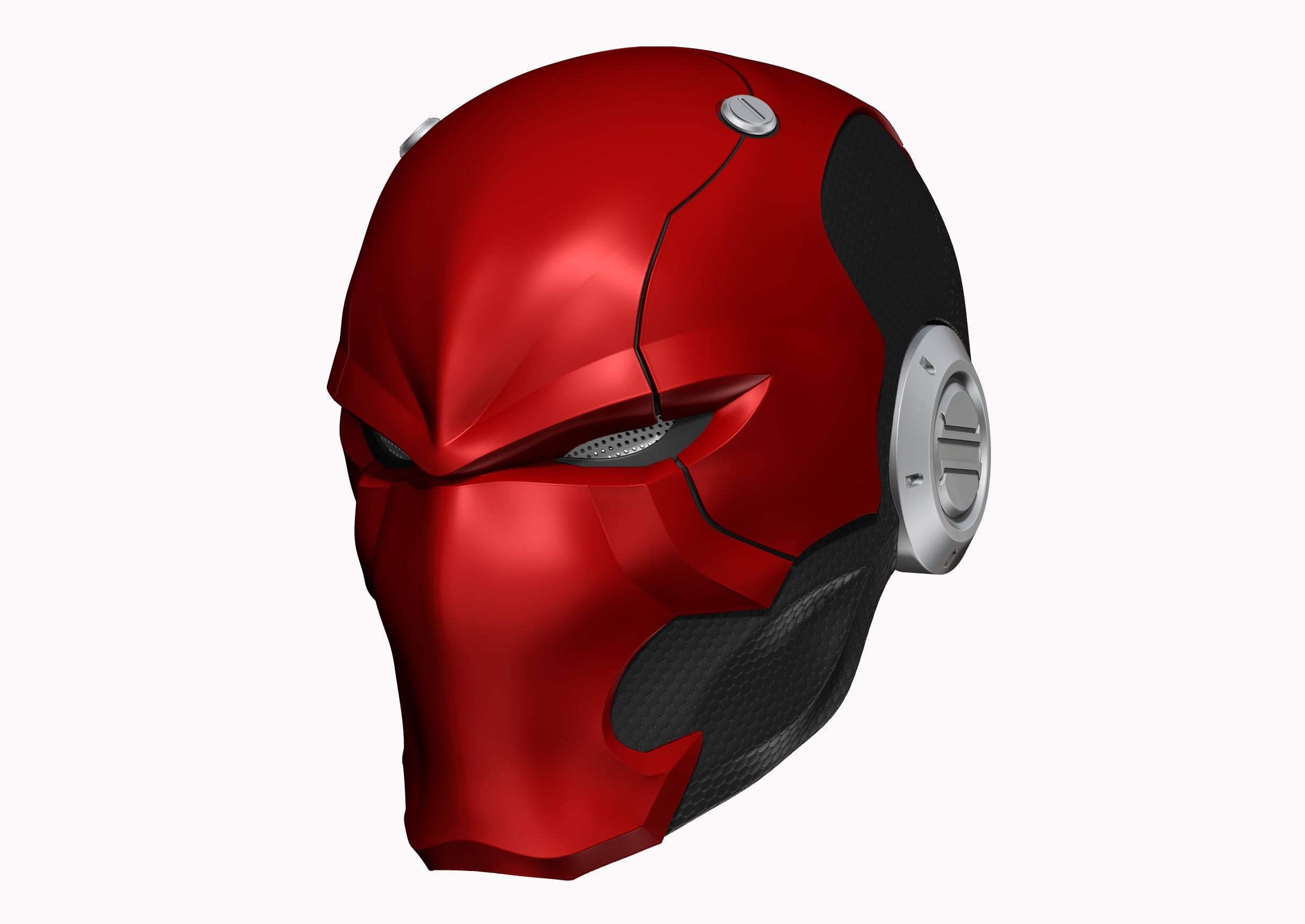 Red Ronin Red Hood Mask 3d model
