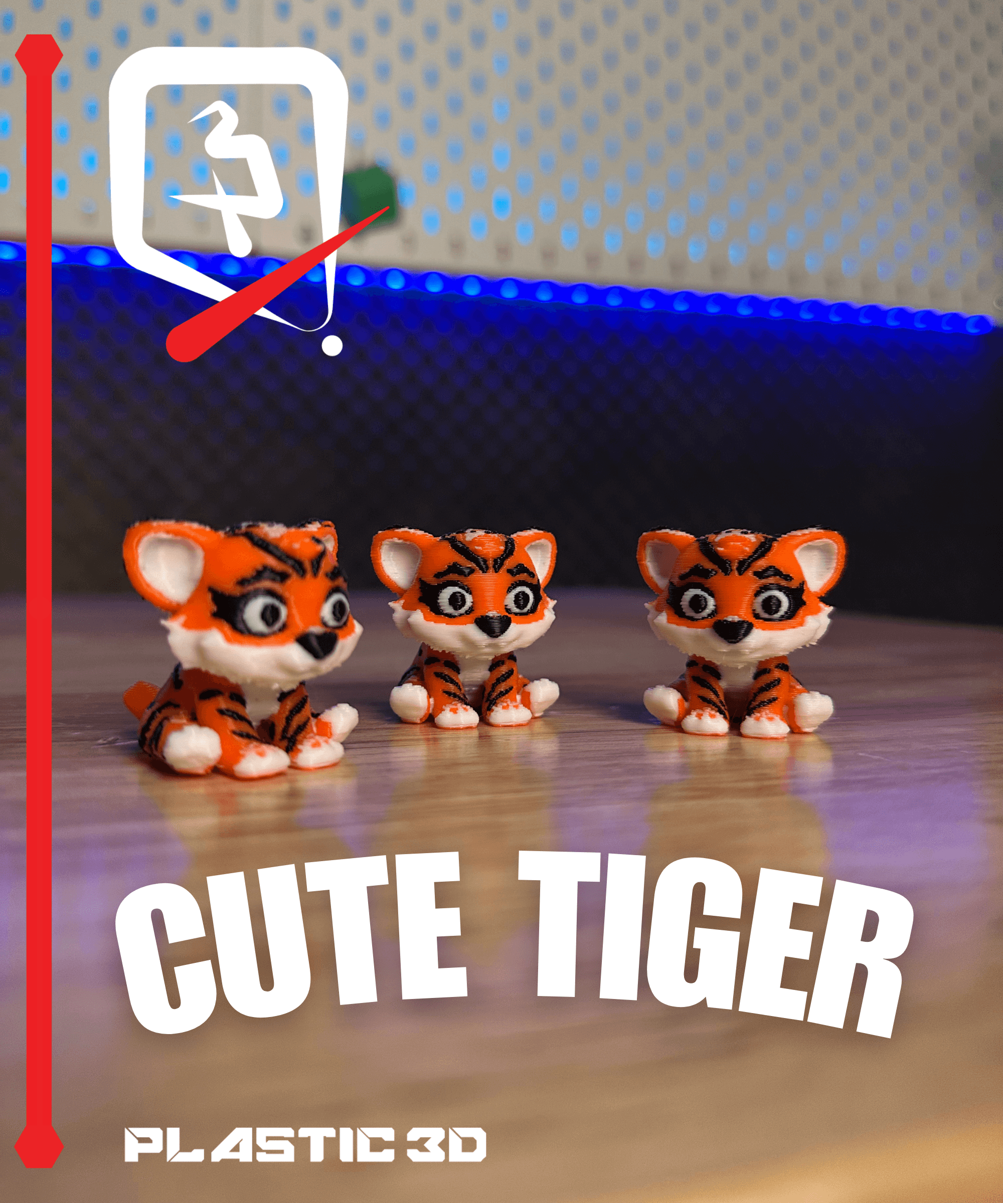 CUTE TIGER 3d model
