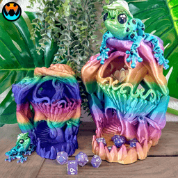 Crystal Mushroom Dice Tower 3d model