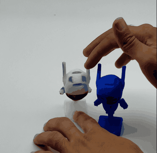 Car Dashboard , Cute Robot, Vibrating Robot , Toy for Kids , Print on place 3d model