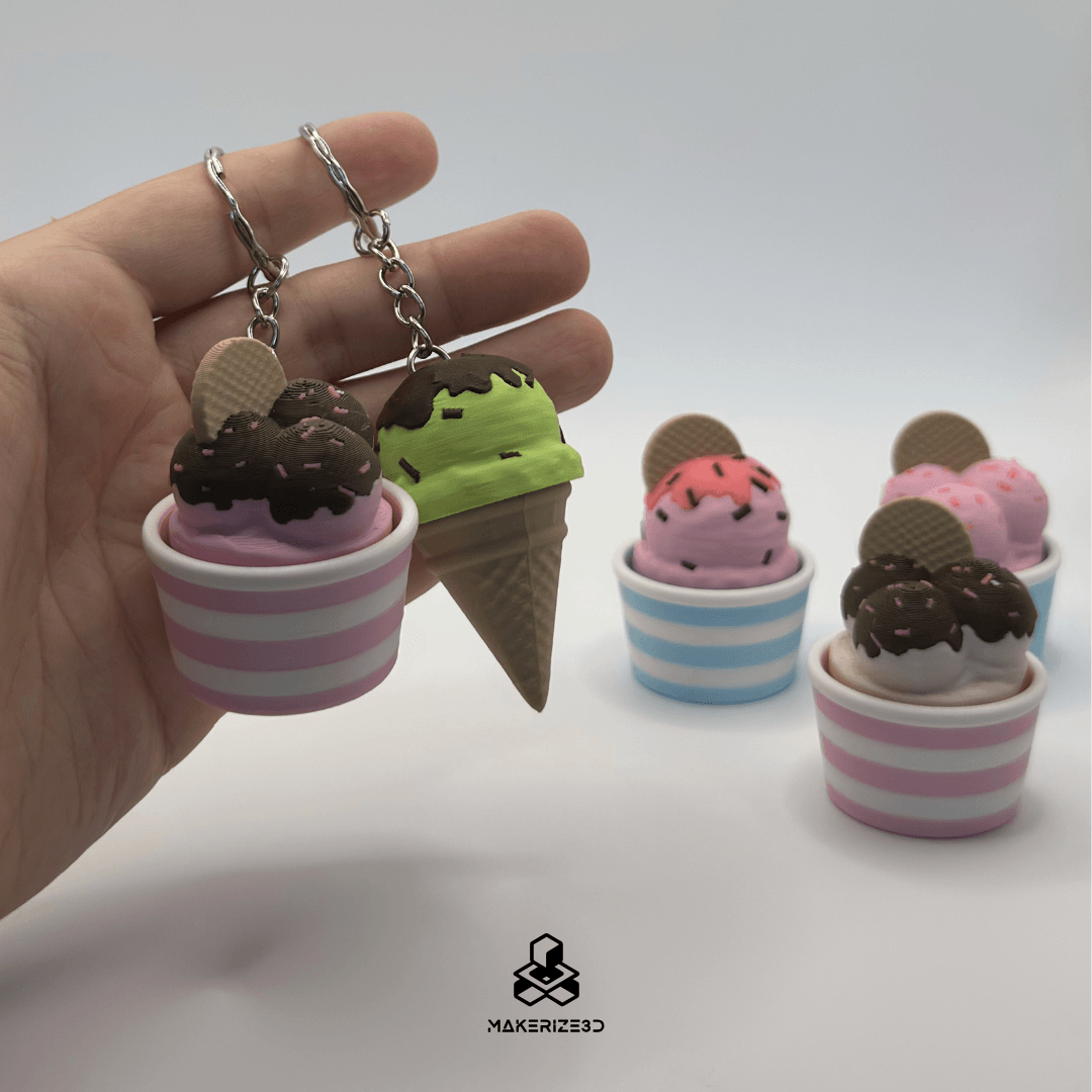 Triple Scoop Ice Cream Clicker 3d model