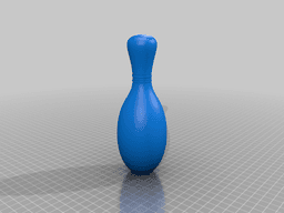 Bowling trophy Remix 3d model