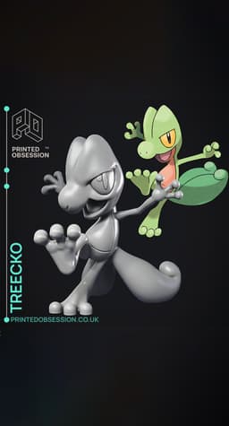 Treecko - Pokemon - Fan Art 3d model