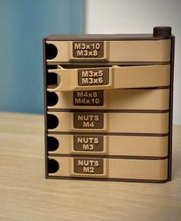 Modular Storage Box | Butterfly Drawers 3d model