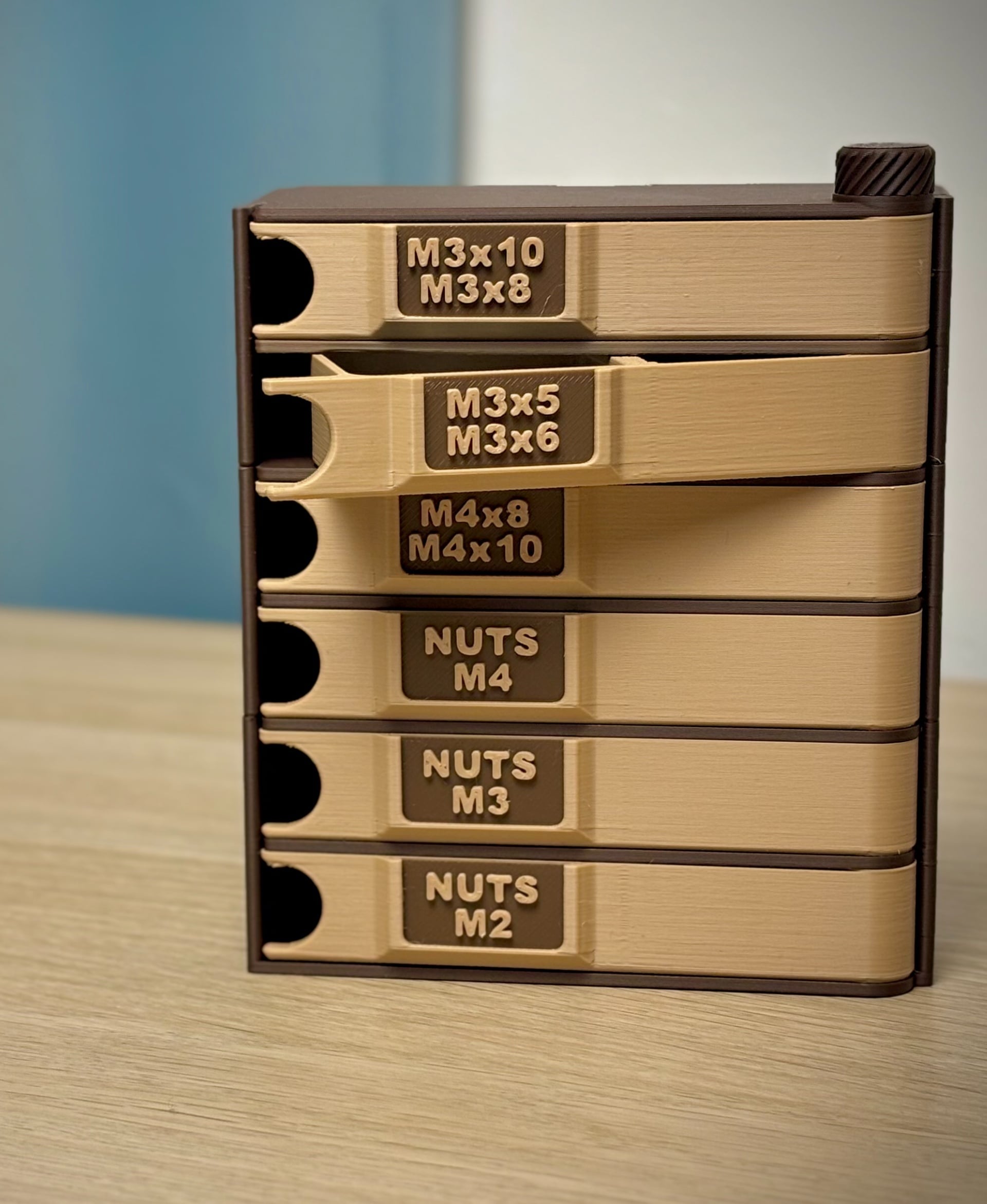 Modular Storage Box | Butterfly Drawers 3d model