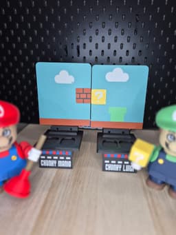 Chunky Mario and Luigi Multicolor Backdrop 3d model