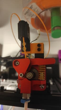 Geetech A20T runout sensor adapter for mk8 extruder 3d model