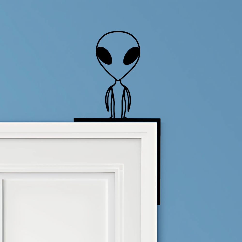 Alien Door Corner Decor 3d model