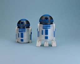 R2-D2 Fidget Clicker Keychain 3d model