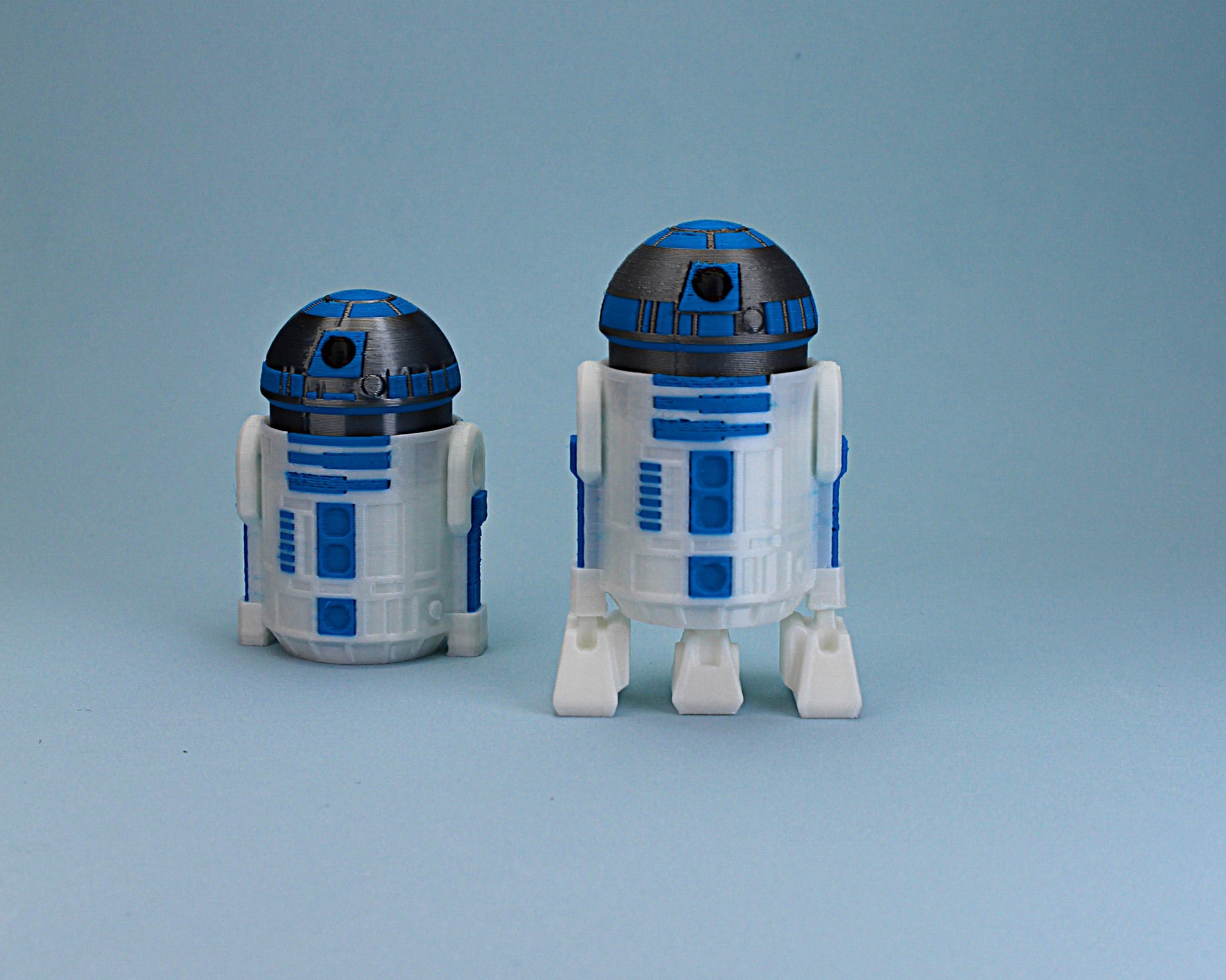 R2-D2 Fidget Clicker Keychain 3d model
