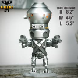 IG-11 Chibi STL for 3D Printing ChibiSTL 3DXM 3d model