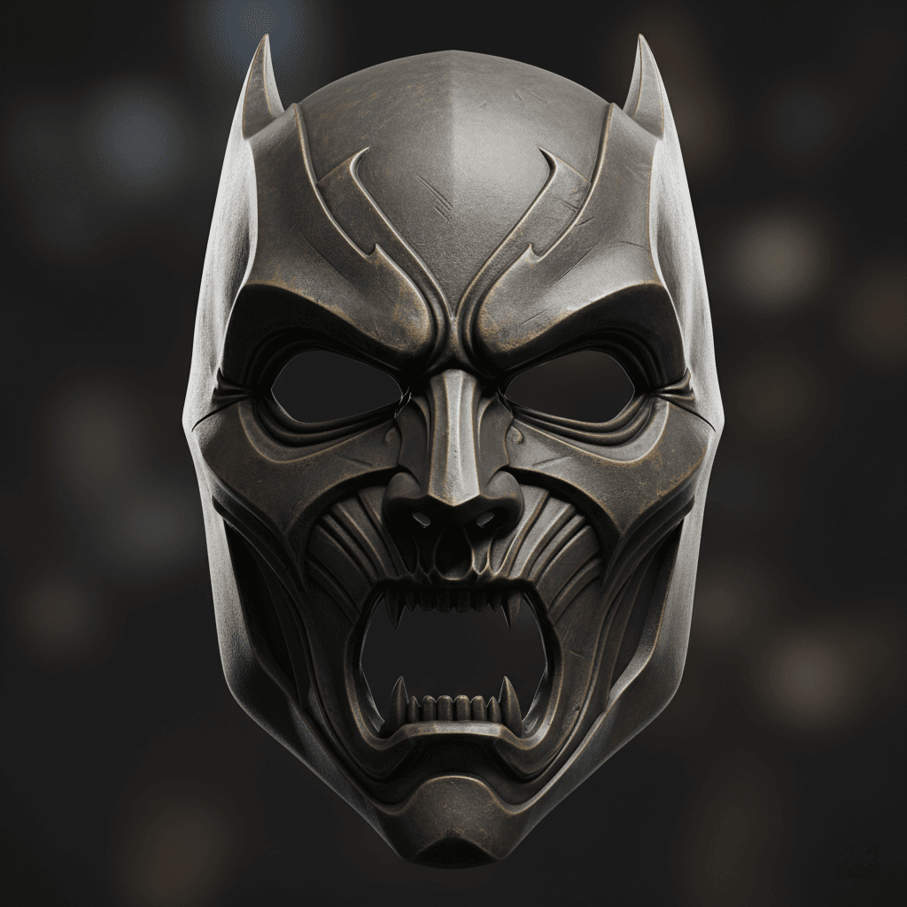 Hell Bat Wearable Horror Mask Premium STL Download 3d model