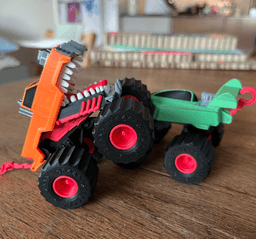 Hot Wheels Attack Pack - Slash Cat and Rip Rat 3d model