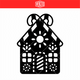 Gingerbread House STL 3d model