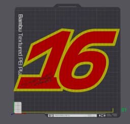 Charles Leclerc 16 Sign Display Wall Desk Shelf Art 3d model