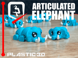 Articulated Elephant 3d model