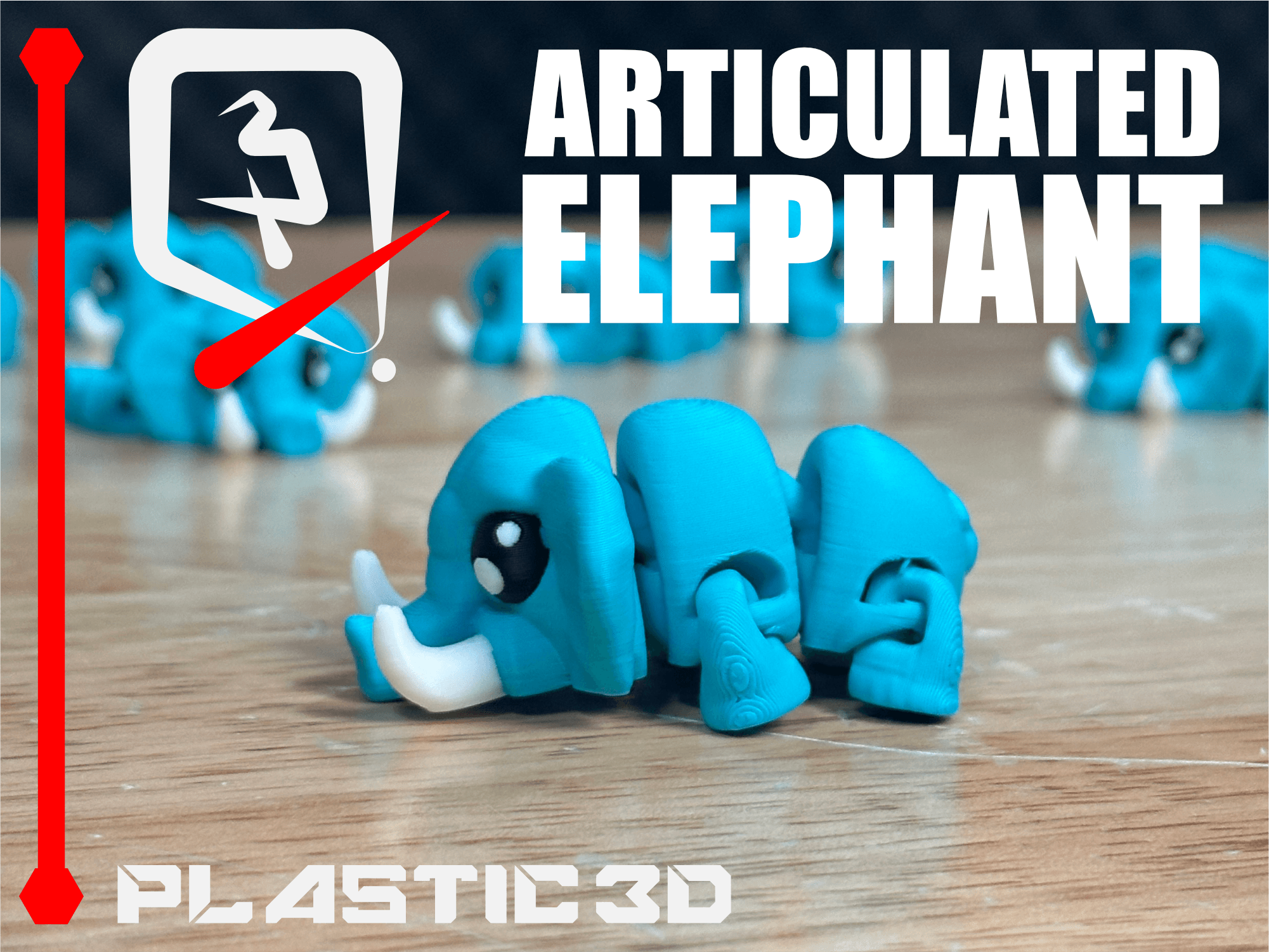 Articulated Elephant 3d model