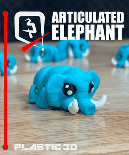 Articulated Elephant 3d model