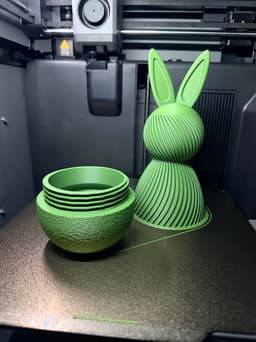 Modern Easter Bunny Container Set – Candy Box 3d model