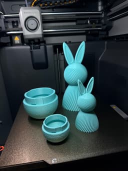 Modern Easter Bunny Container Set – Candy Box 3d model