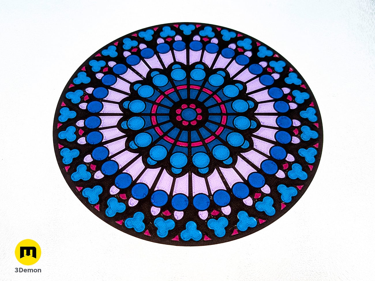 Notre Dame Stained Glass 3d model