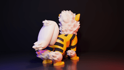 Arcanine Multiparts +3MF 3d model