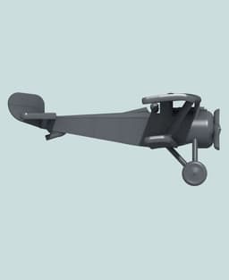 1:144 Nieuport 17 (Vickers) 3d model