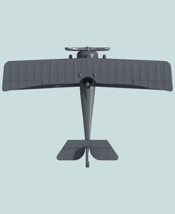 1:144 Nieuport 17 (Vickers) 3d model