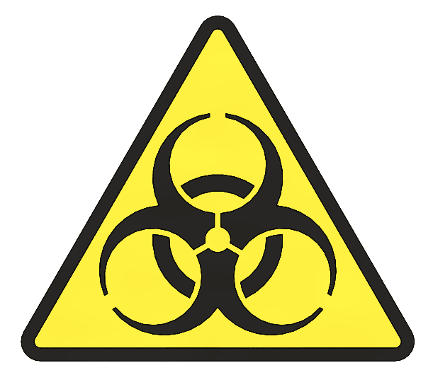Caution BioHazard.STL 3d model