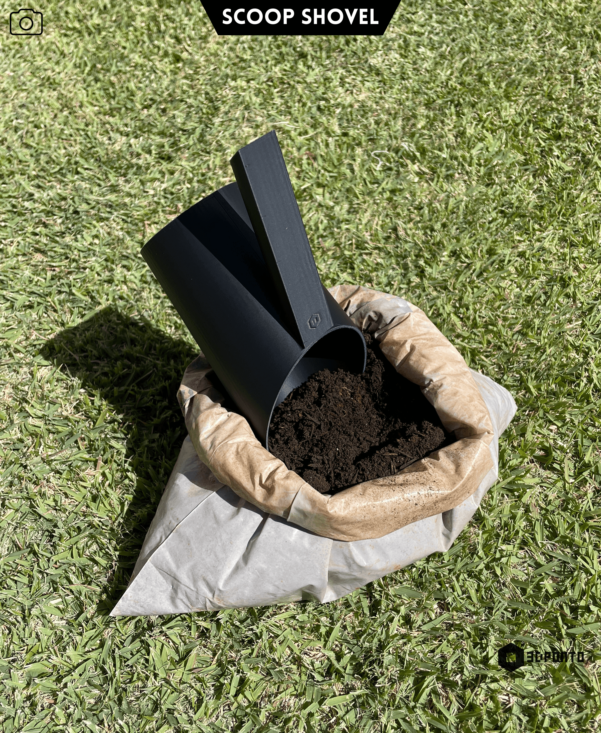Scoop Shovel 3d model