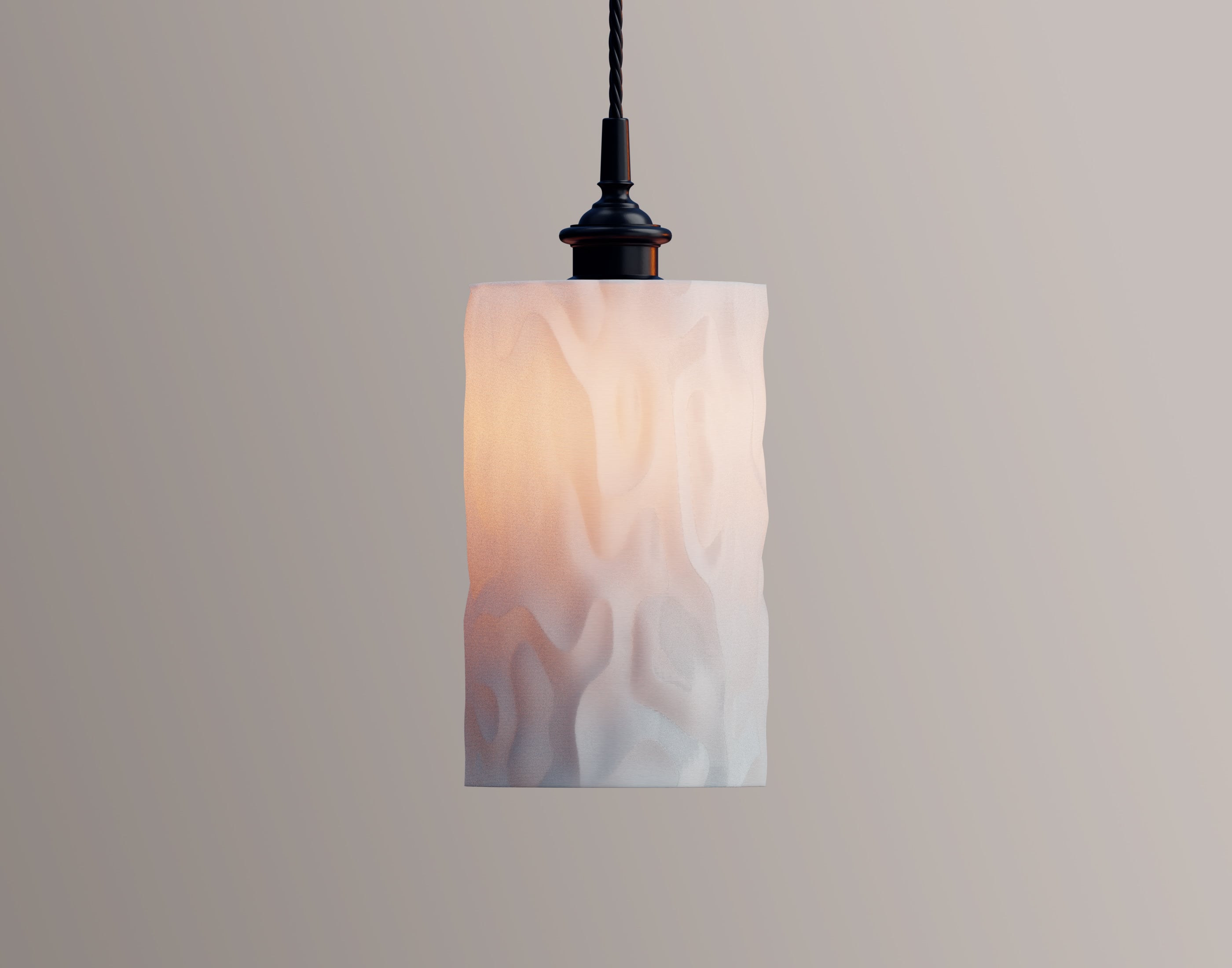 Ridge Light Pendant Design 3d model