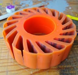 Wheel Corrugated Cardboard Machine 3d model