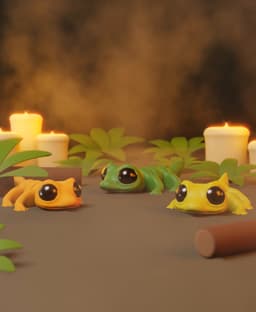 Flexi Baby Lizard 3d model