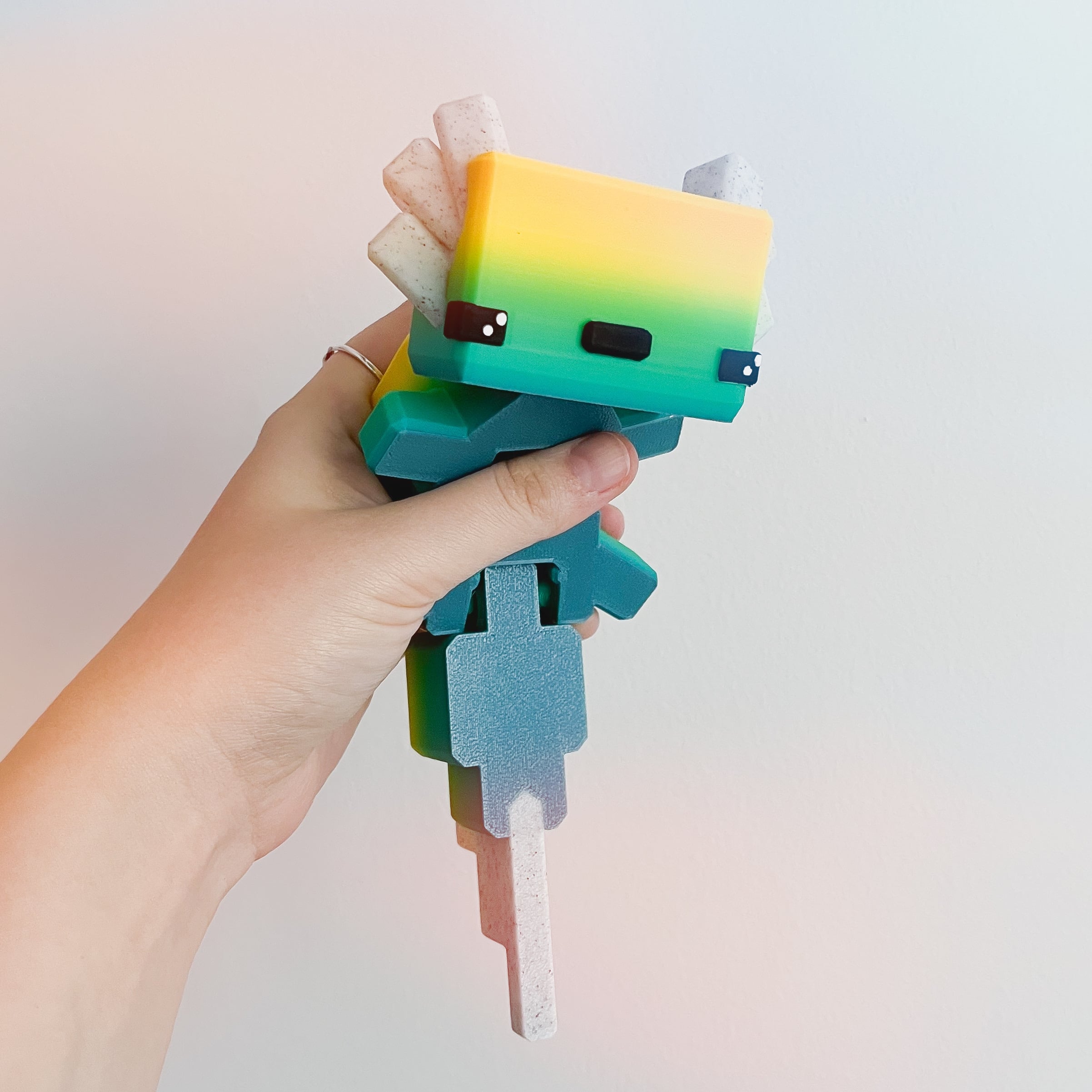 Bloxlotl Flexi 3d model