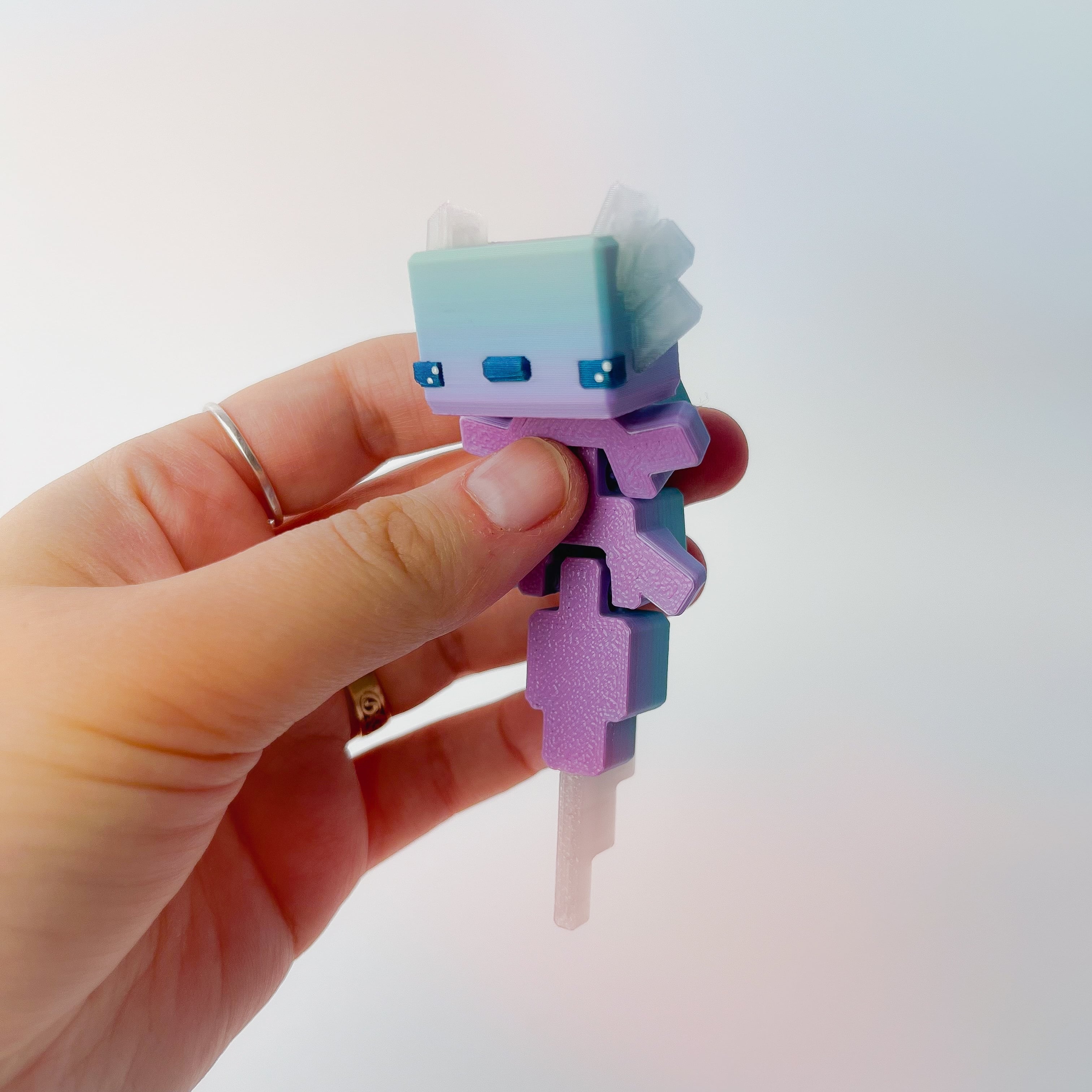 Bloxlotl Flexi 3d model