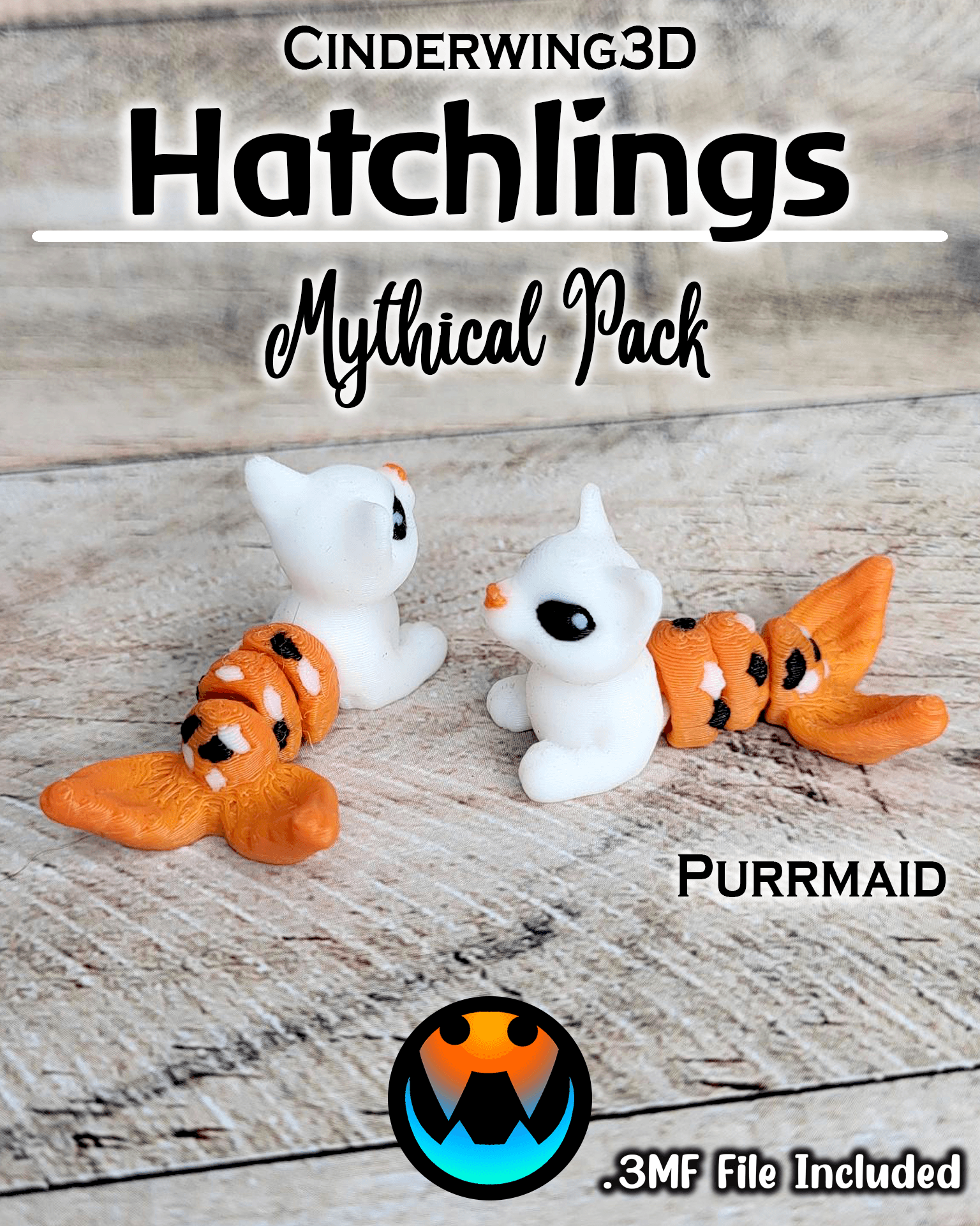 Purrmaid - Cinder Hatchling 3d model