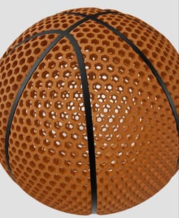 AIRLESS BASKETBALL - Non-Slip Surface 3d model
