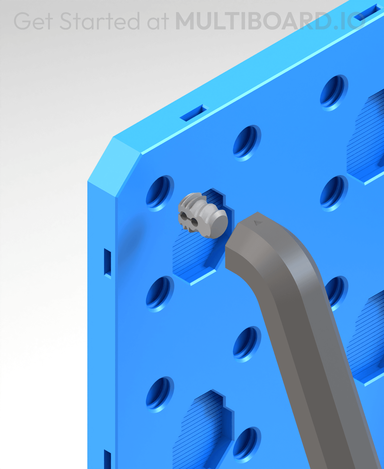 6x2 MU - Simple Bolt-Locked Shelf 3d model