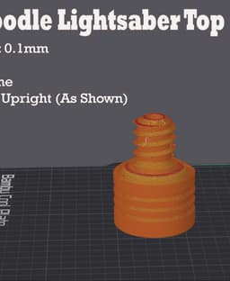 Pool Noodle Lightsaber 3d model