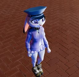 Bunny Cop v2.0 3d model
